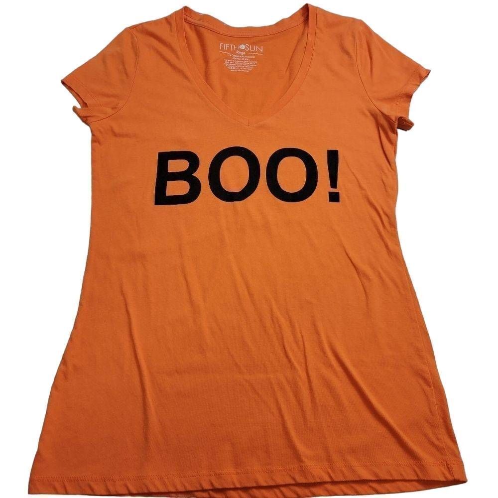Fifth Sun Halloween shirt Boo L